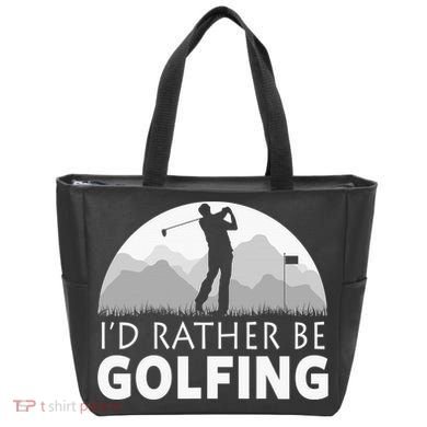 I'd Rather Be Golfing Funny Xmas Funny Golf Gift For Golfers Tote Bag