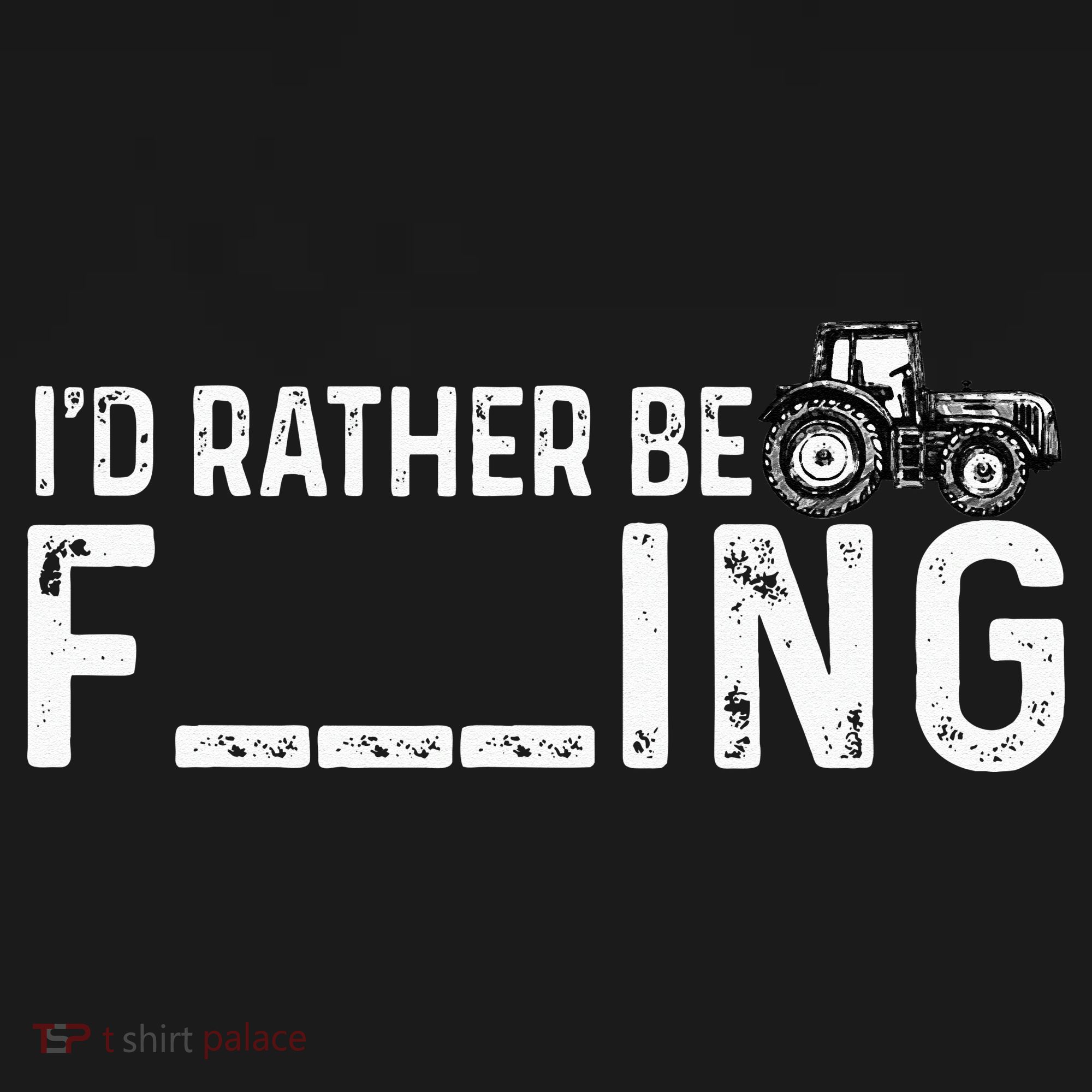 I'd Rather Be Farming Funny Farmer Joke Farmer Tractor Tee Apron
