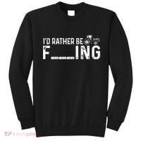 I'd Rather Be Farming Funny Farmer Joke Farmer Tractor Tee Sweatshirt thumb 0