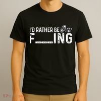 I'd Rather Be Farming Funny Farmer Joke Farmer Tractor Tee T-Shirt thumb 3