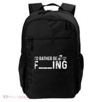 I'd Rather Be Farming Funny Farmer Joke Farmer Tractor Tee Backpack thumb 0