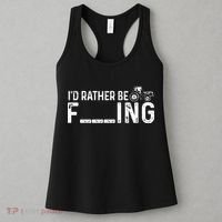 I'd Rather Be Farming Funny Farmer Joke Farmer Tractor Tee Women's Tank Top thumb 3