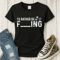 I'd Rather Be Farming Funny Farmer Joke Farmer Tractor Tee Women's T-Shirt thumb 3