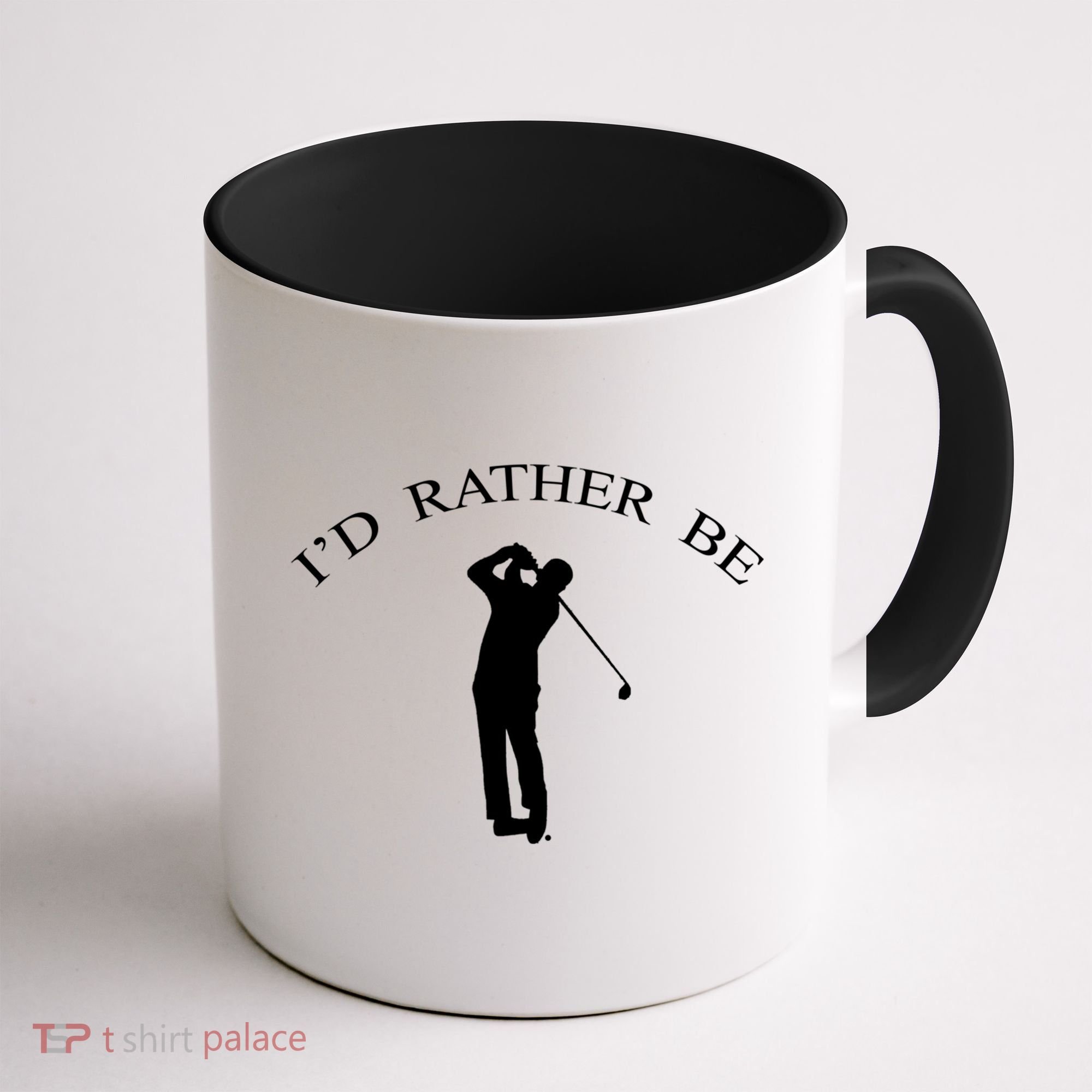 Id Rather Be Golfing Playing Golf Golfer Graphic Gift Coffee Mug