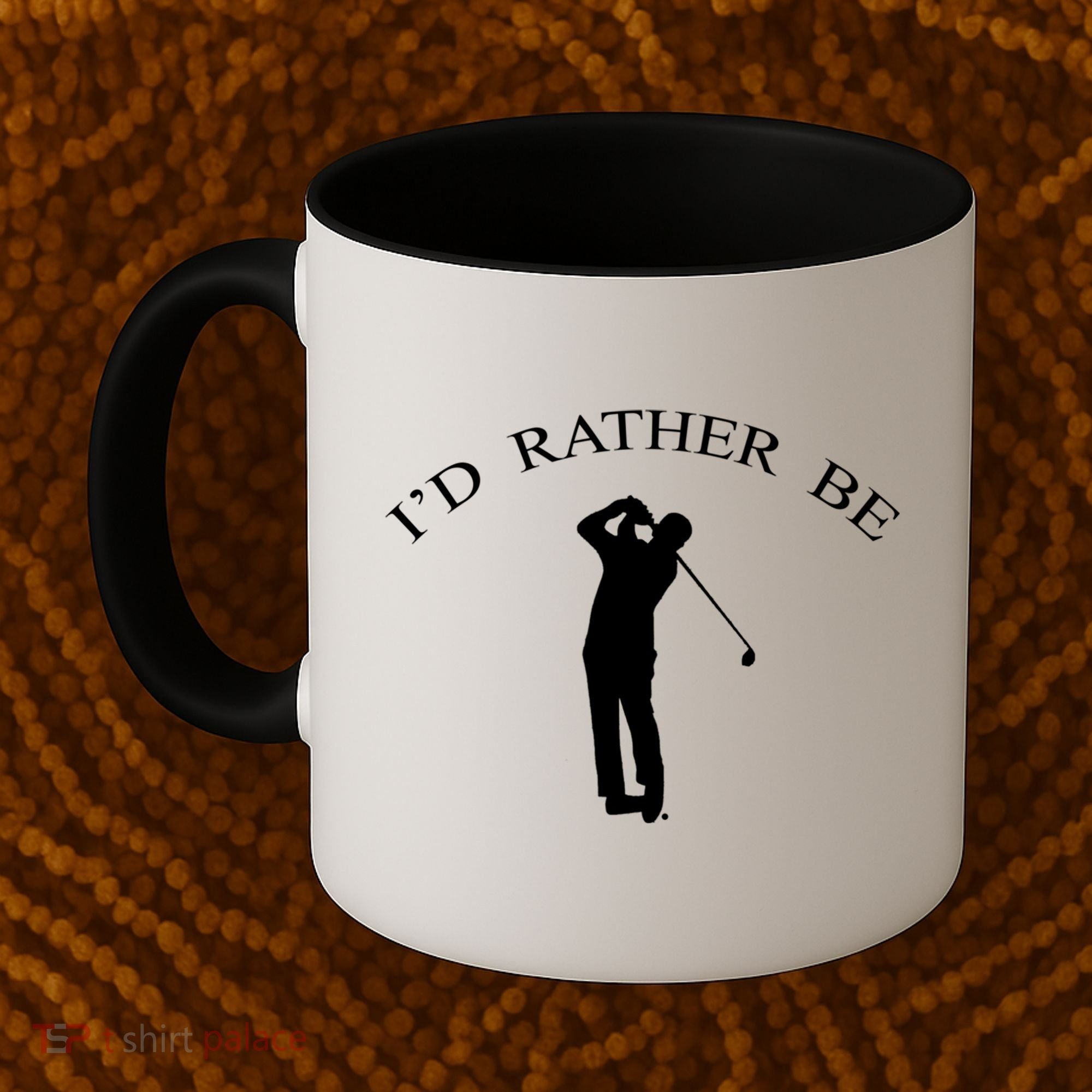 Id Rather Be Golfing Playing Golf Golfer Graphic Gift Coffee Mug
