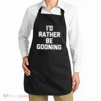 ID Rather Be Gooning Apron thumb 2