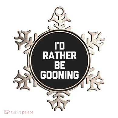 ID Rather Be Gooning Ornament