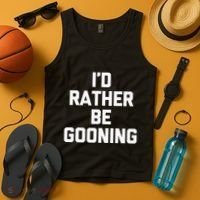 ID Rather Be Gooning Tank Top thumb 4