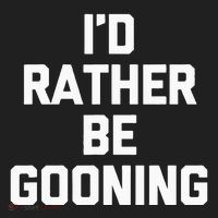 ID Rather Be Gooning Golf Towel thumb 3