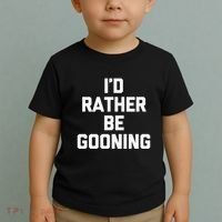 ID Rather Be Gooning Toddler T-Shirt thumb 2