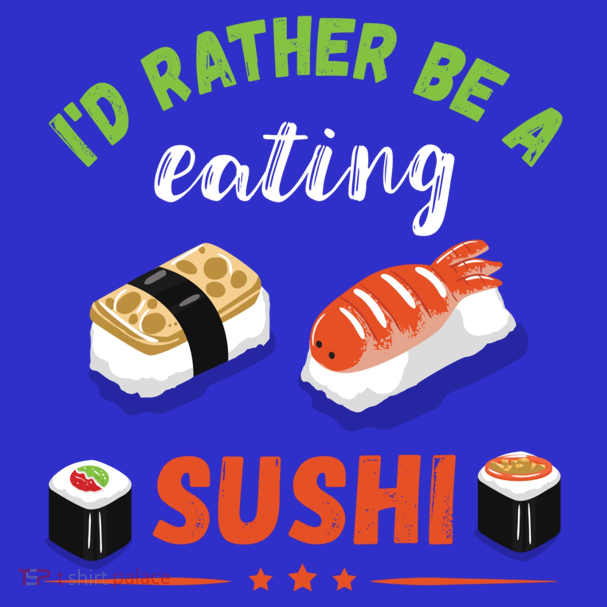 Id Rather Be Eating Japanese Foodie Asian Sushi Lover Gift Women's Tank Top