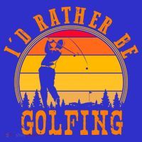 Id Rather Be Golfing Vintage Retro Style Golf Lovers Cute Gift T-Shirt thumb 7