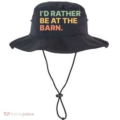 I'd Rather Be At The Barn Funny Horse Lover Bucket Hat
