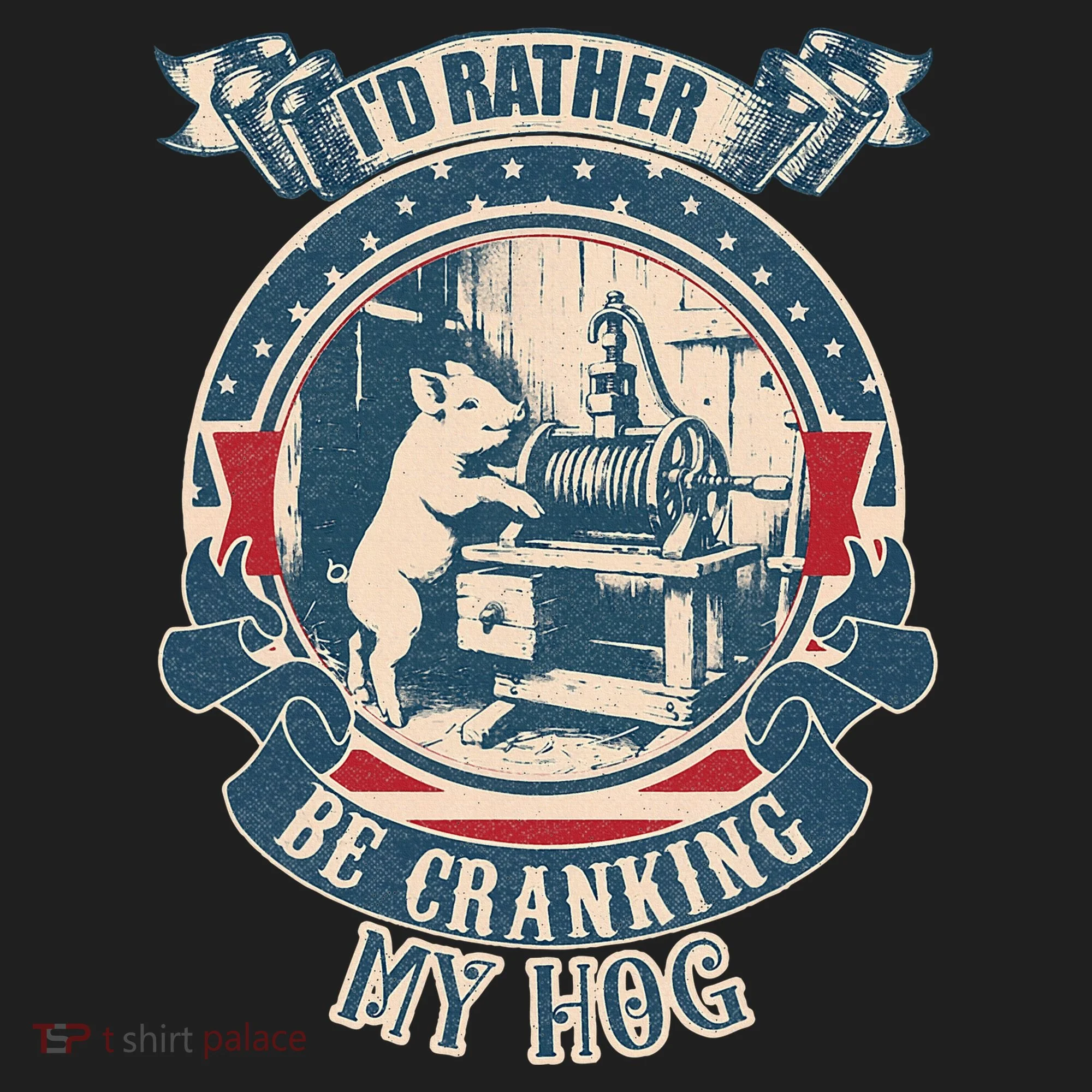 ID Rather Be Cranking My Hog Hat
