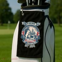 ID Rather Be Cranking My Hog Golf Towel thumb 2