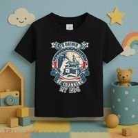 ID Rather Be Cranking My Hog Toddler T-Shirt thumb 3