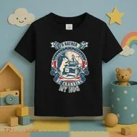 ID Rather Be Cranking My Hog Toddler T-Shirt thumb 3