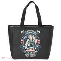 ID Rather Be Cranking My Hog Tote Bag thumb 0