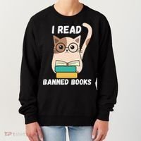 I Read Banned Books Women's Sweatshirt thumb 0