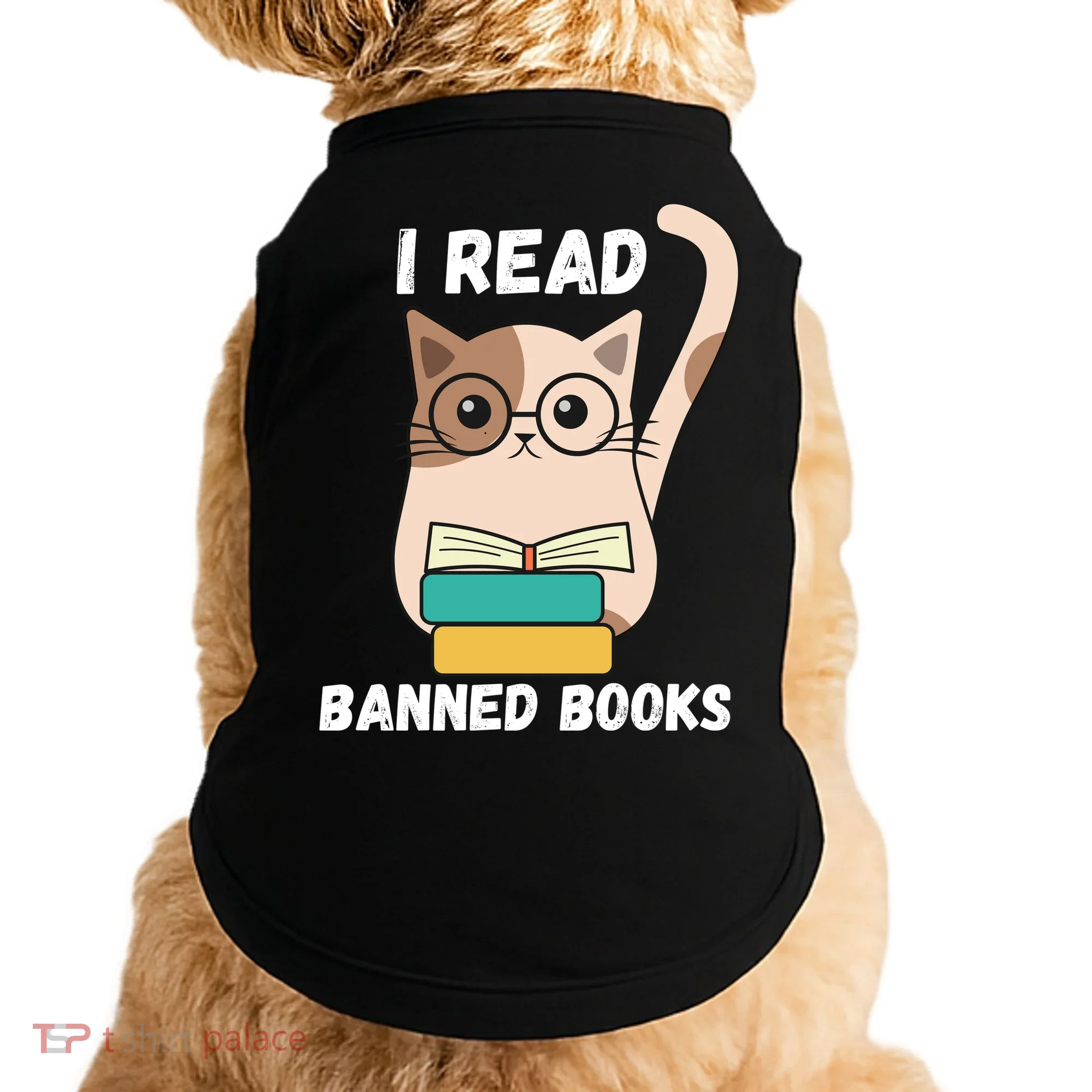 I Read Banned Books Doggie Tank