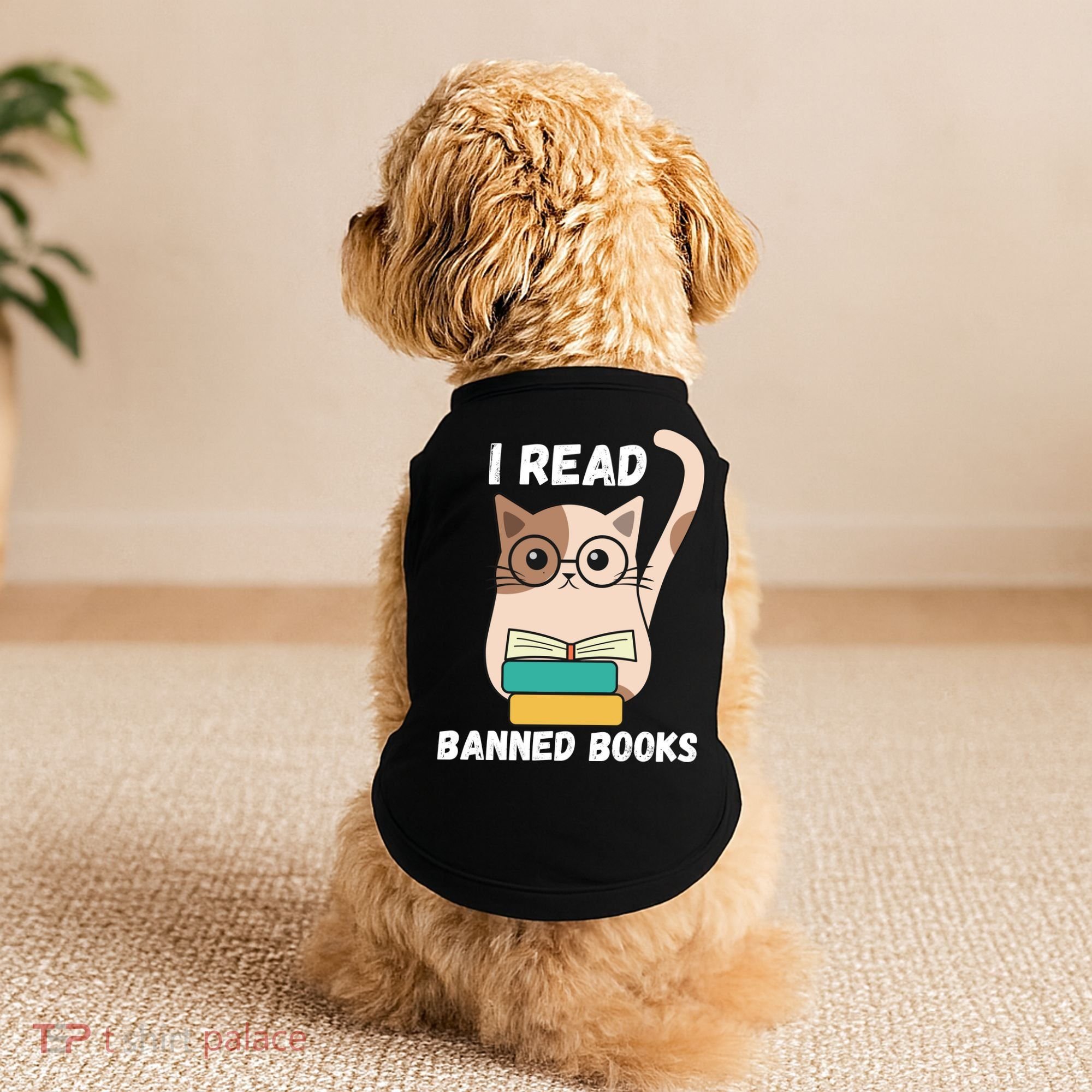 I Read Banned Books Doggie Tank