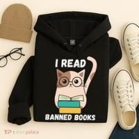 I Read Banned Books Hoodie thumb 4