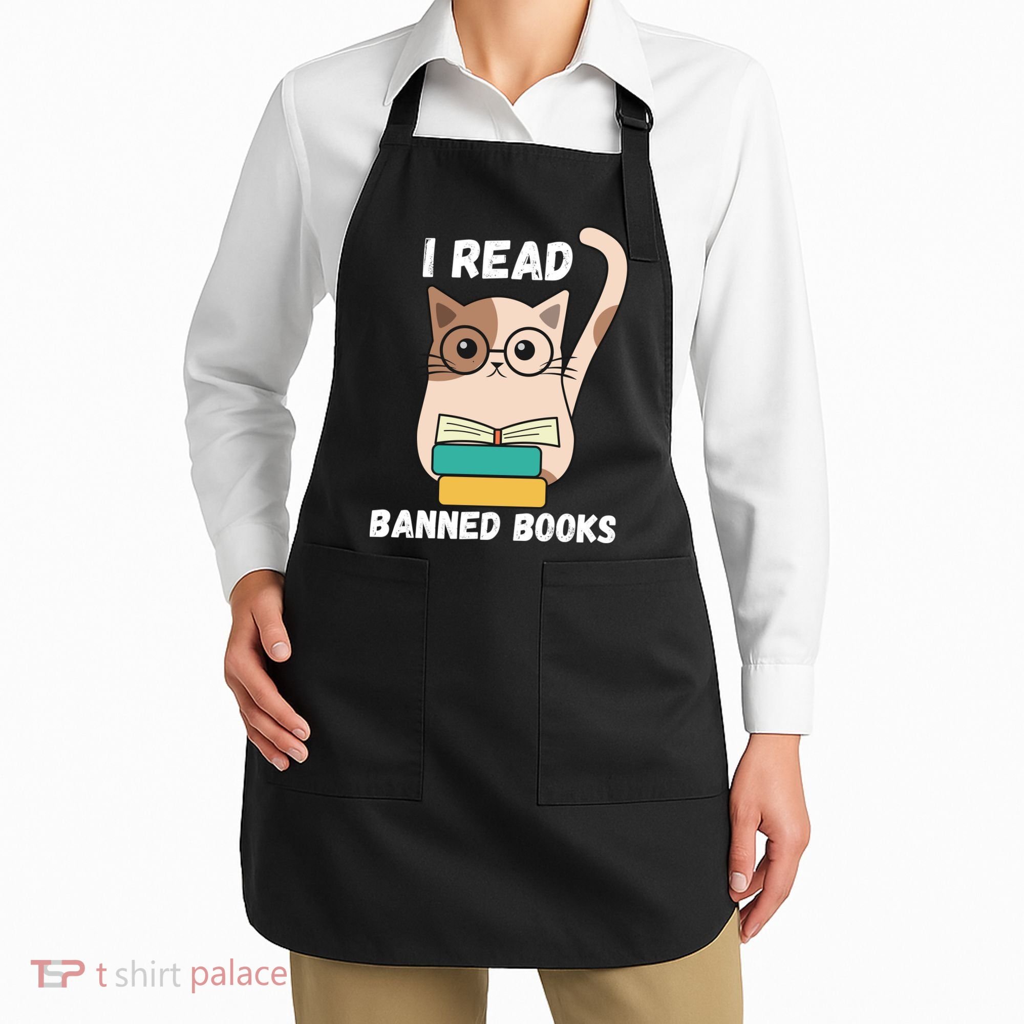 I Read Banned Books Apron
