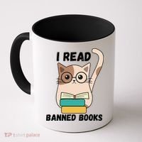 I Read Banned Books Coffee Mug thumb 0