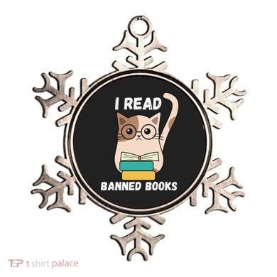 I Read Banned Books Ornament