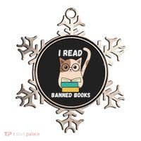 I Read Banned Books Ornament thumb 0
