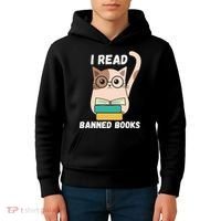 I Read Banned Books Kids Hoodie thumb 4