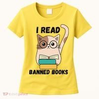 I Read Banned Books Women's T-Shirt thumb 0