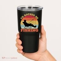 I'd Rather Be Fishing Tumbler thumb 2