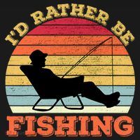 I'd Rather Be Fishing Ornament thumb 1