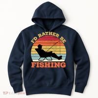 I'd Rather Be Fishing Hoodie thumb 0