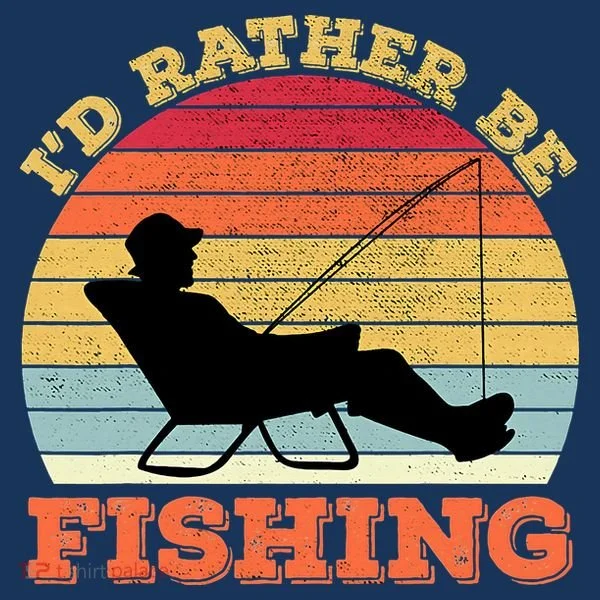 I'd Rather Be Fishing Long Sleeve Shirt