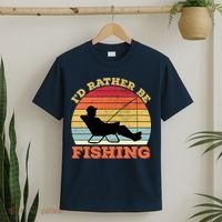 I'd Rather Be Fishing T-Shirt thumb 2