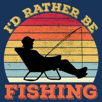 I'd Rather Be Fishing T-Shirt thumb 7