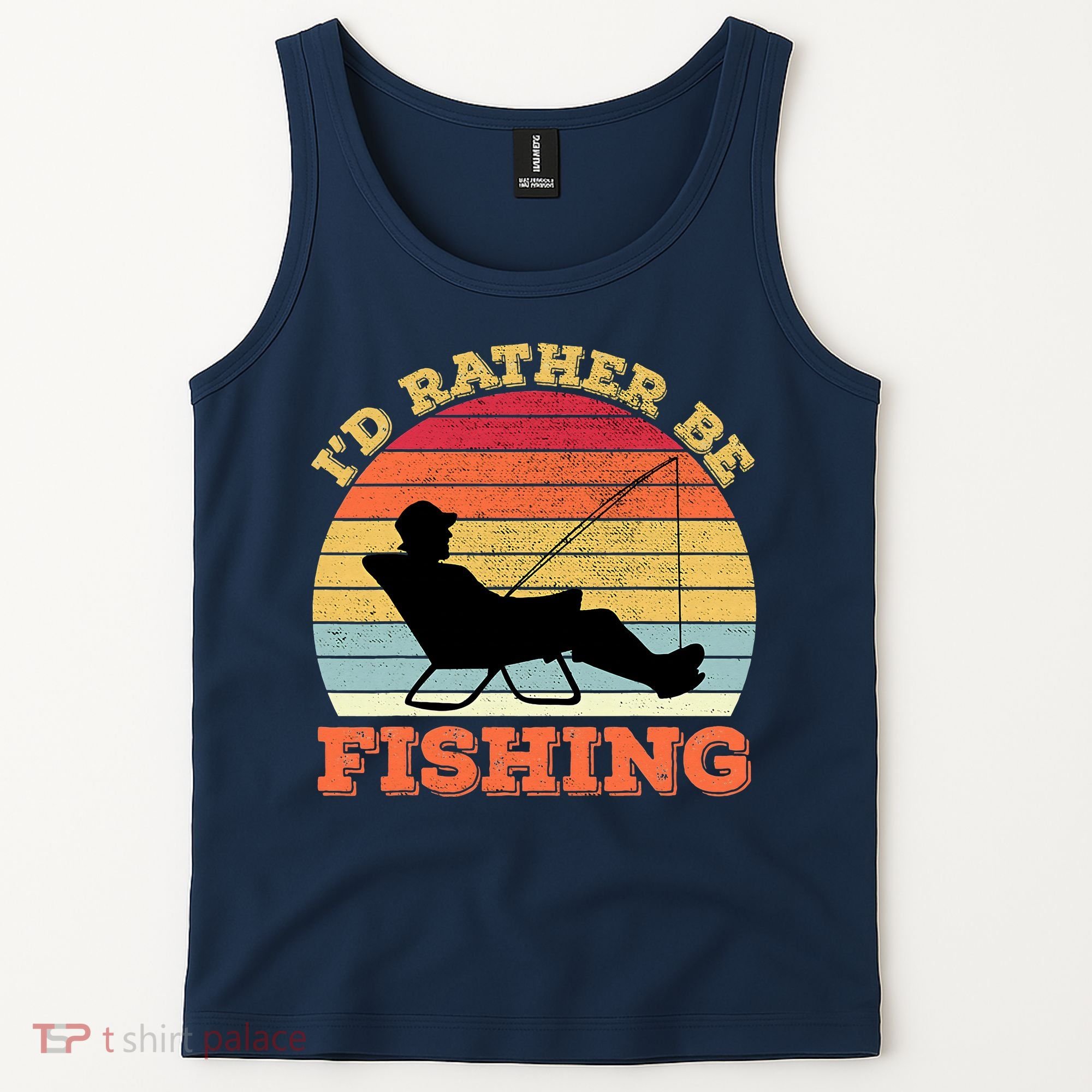 I'd Rather Be Fishing Tank Top
