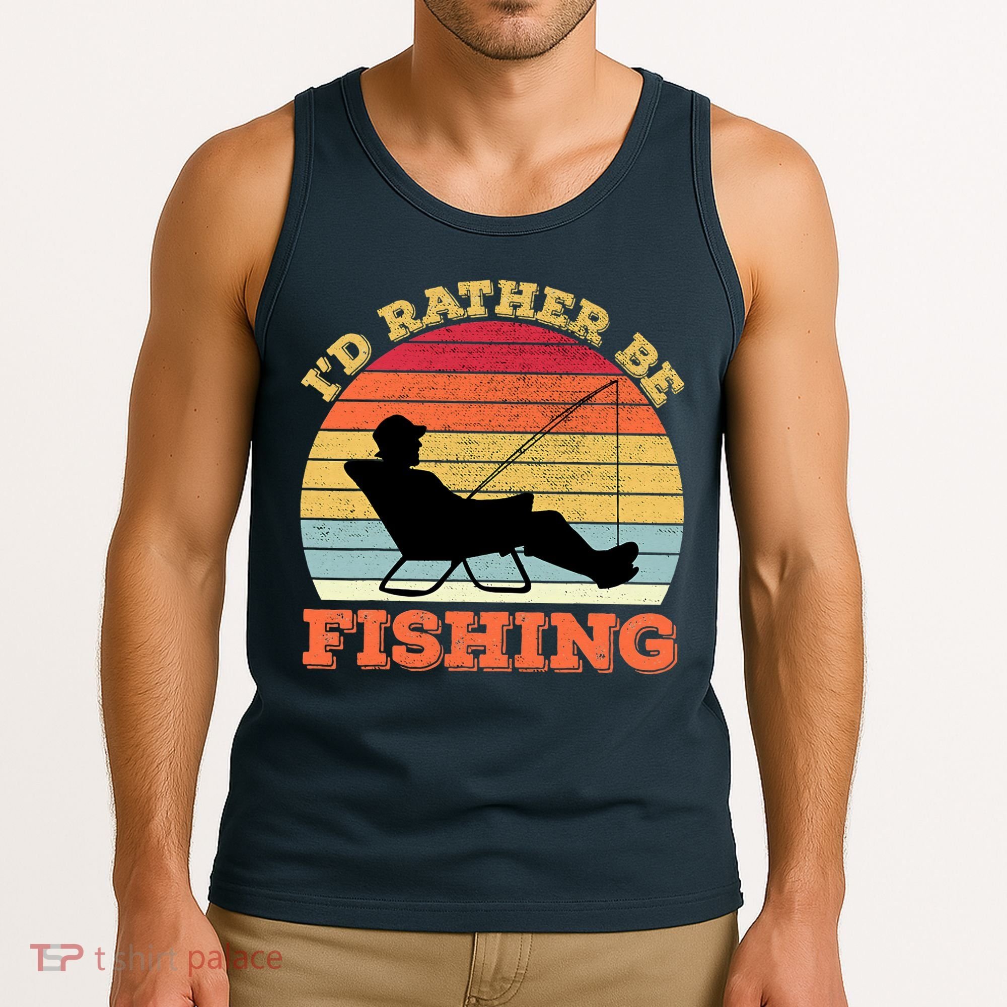 I'd Rather Be Fishing Tank Top