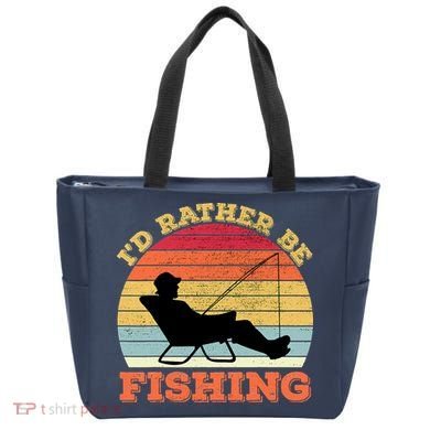 I'd Rather Be Fishing Tote Bag