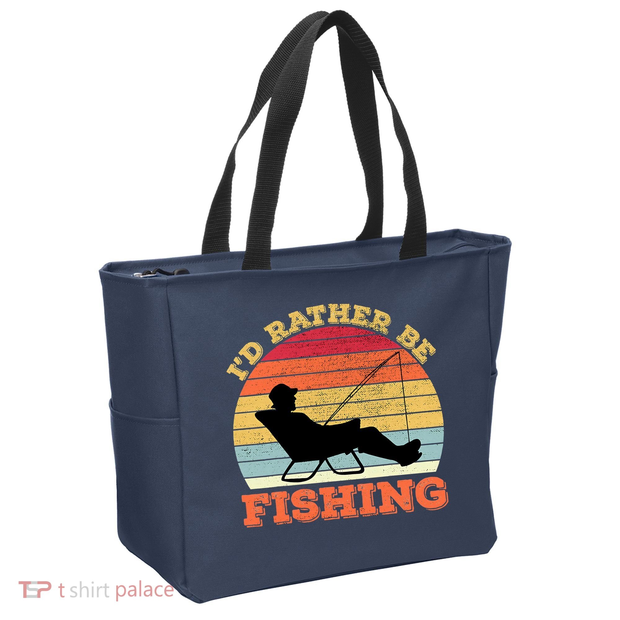 I'd Rather Be Fishing Tote Bag