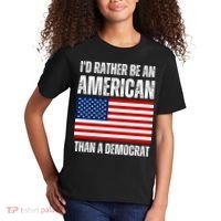Id Rather Be An American Than A Democrat Kids T-Shirt thumb 2