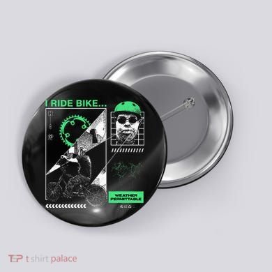 I Ride Bike Kingcobrajfs Button