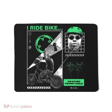 I Ride Bike Kingcobrajfs Mousepad