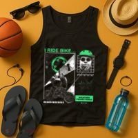 I Ride Bike Kingcobrajfs Tank Top thumb 4