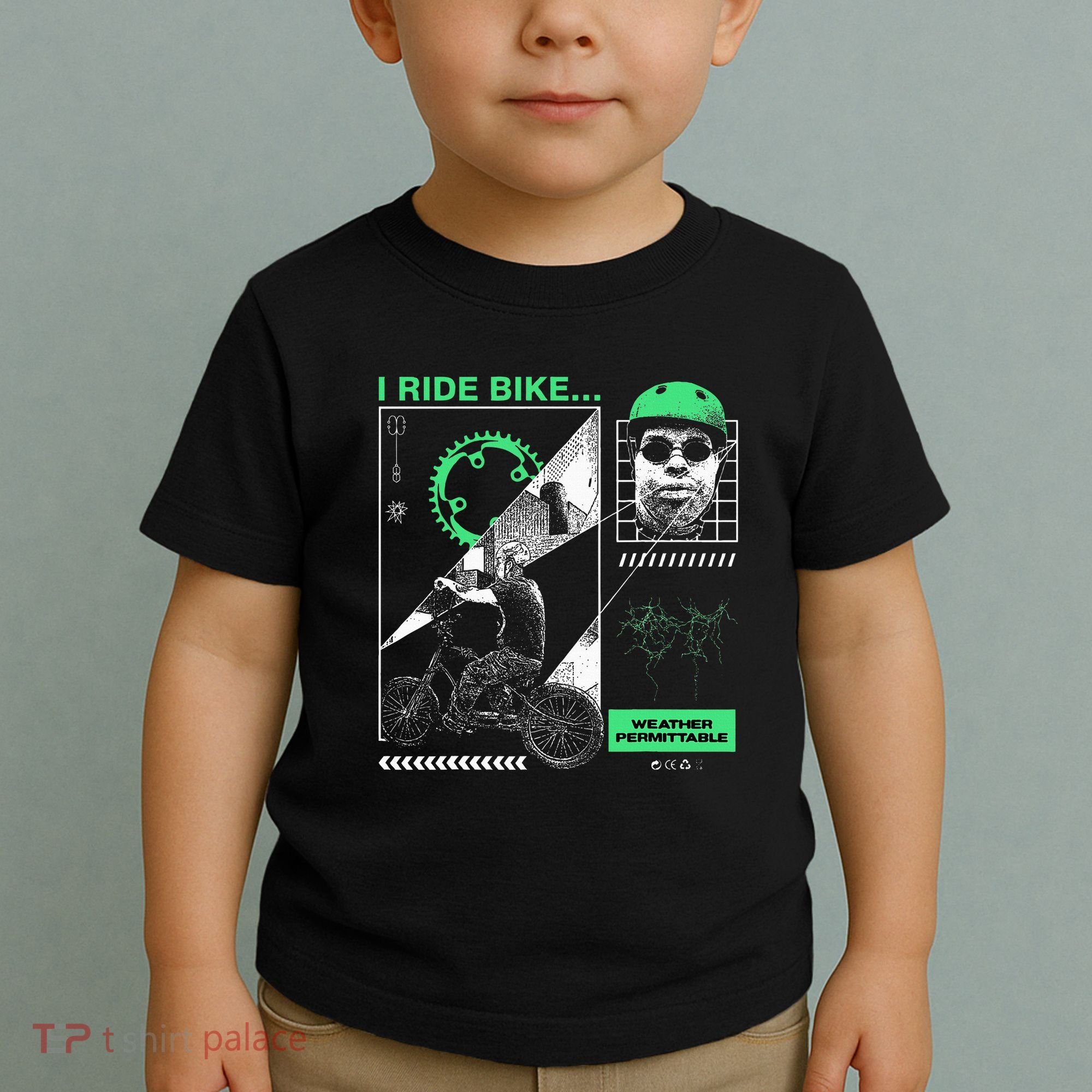 I Ride Bike Kingcobrajfs Toddler T-Shirt