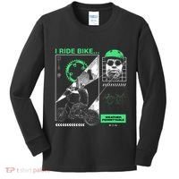 I Ride Bike Kingcobrajfs Kids Long Sleeve Shirt thumb 0