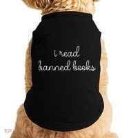 I Read Banned Books Doggie Tank thumb 0