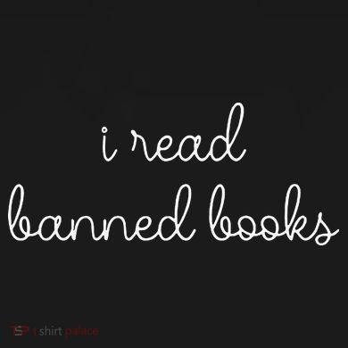 I Read Banned Books Drawstring Bag